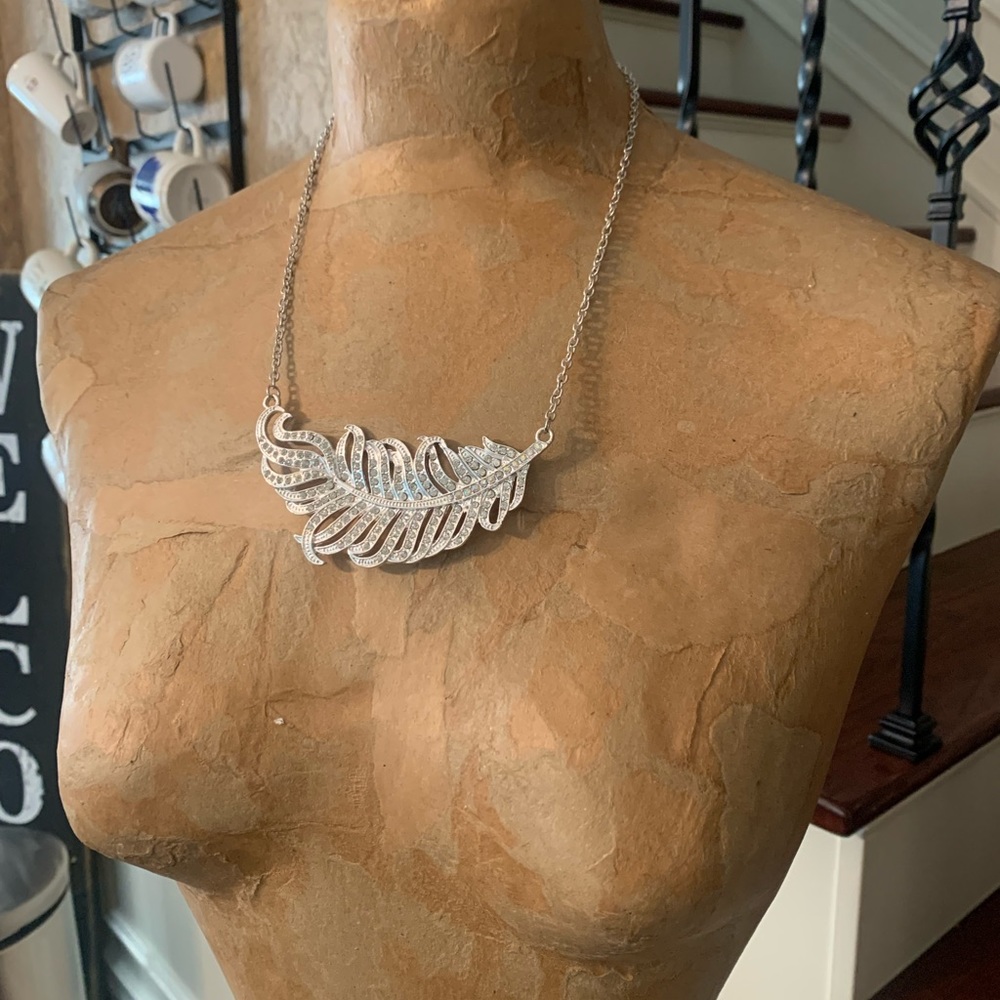 Feather Statement necklace